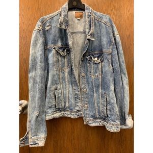 American Eagle Denim Boyfriend Jacket XL